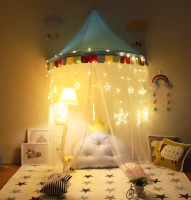 China Soft Toy Half Moon Bed Mosquito Net Tent Kids With Mesh Children's Playhouse for sale