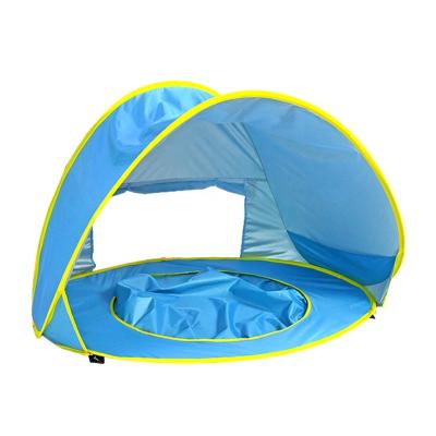 China Easy Foldable Kids Play Tent Easy Automatic Portable Lightweight Kids Play Tent Kids Play House Baby Beach Tent for sale