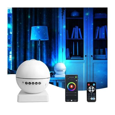 China Modern Led Star Moon Music Light Projector Laser Bedroom Kids Sound Activated for sale