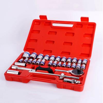 China For 32 Pcs Socket Wrench Set Common Use Ratchets Hand Tools Fit Socket And Wrench Sets Multiple Models Cr-V Sleeve Maintenance Tools for sale