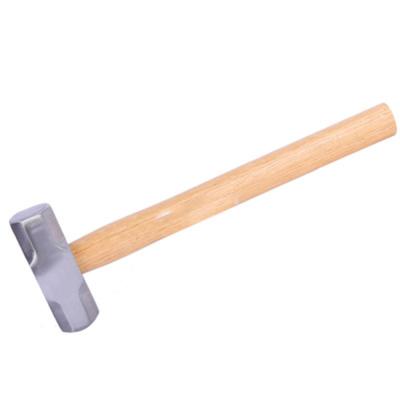 China For Industry/Household Heavy Duty Wood Handle Sledgehammer 1Pcs Forged Octagon Steel Square Masonry Head Hammer 8LB 6LB 4LB for sale