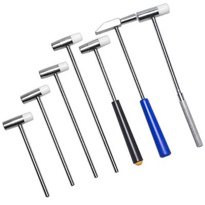 China Claw Piano Hammer Private Label Watch Repair Tool Small Hardware Hammer Mini Tools Twin Head Double Headed Hammer For Watch for sale