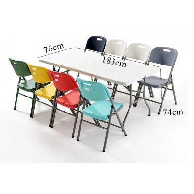 China Outdoor Resin Folding Eco - Friendly Portable Garden Chair For Parties Or Wedding for sale