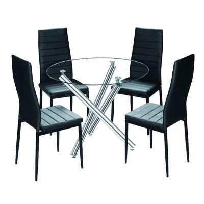 China European Classic Comedor espacio 2 chair and table set ahorrar around glass dining modern tables for sale