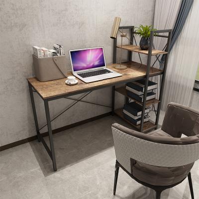 China (Size) Adjustable Industrial Style OEM ODM Computer Desk for Home Office Offices with Book Shelves for sale