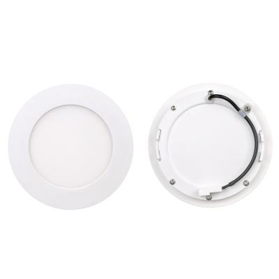 China Hotel High Brightness 8 Inch Housing 18w 24w 3000-6500k Led Round Recessed Panel Light For Sale for sale