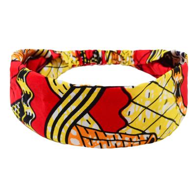 China 2020shenbolen cotton fashion design custom wax african print hair band for sale