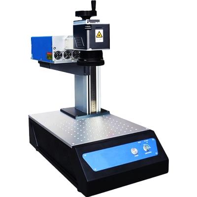 China Laser Marking Portable Mini Desktop UV Laser Marking Machine For High Efficient Plastic Marking for sale