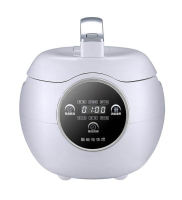 China Heating System Apple Shaped Mini Electric Multi Function Small Ceramic Inner Pot Rice Cooker for sale