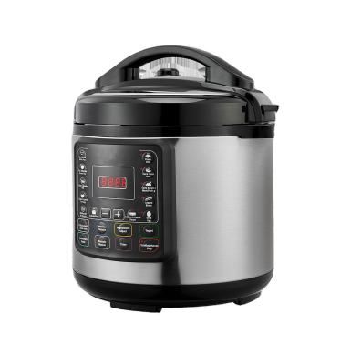 China Large car panel with colorful display pot 12l pressure cooker non-stick coating electric pot for sale