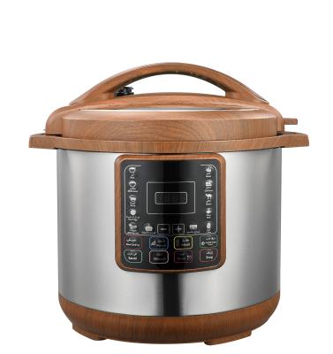 China Household 12L 1600W Deluxe Multifunctional Electric Cooking Pot Pressure And Fried Rice Cooker Stainless Steel Pot for sale