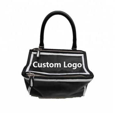 China Large Shoulder Bag Brand Name Designer Leather Black Bags Lady Women Handbag for sale