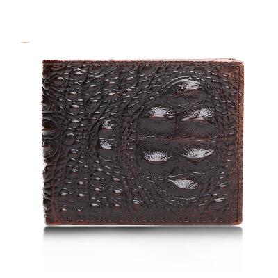 China Wholesale Custom Cool Designer Crocodilian Leather Wallet Handbag/Wallet Online for Men for sale