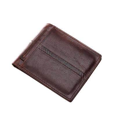 China Large Capacity Italian Leather Purse/Wallet Men's Genuine Leather Wallet With Coin Pocket for sale