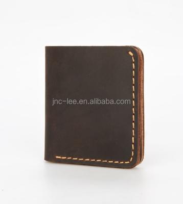 China With Or Without RFID Fuction Hot Sale Vintage Branded Designer Minimalist Leather Wallet For Men for sale