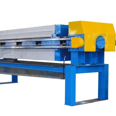 China Mining or other industries recessed chamber plate filter press, automatic recessed plate and frame filter press from Leo Filter Press, China manufacturer for sale