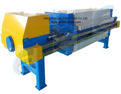 China Sludge Treatment Project Sewage Treatment Plant Dewatering Filter Press For Leo Filter Press Sludge Plate Filter Dewatering Diaphragm Recessed Press for sale