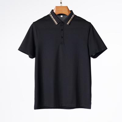 China Wholesale High Quality Plain Anti-wrinkle Plain Casual Golf Simple Logo Custom Men Polo Shirt For Men for sale