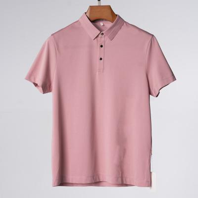 China High Quality Mercerized Anti-Wrinkle Fabric Bottom Mens Polo Shirt for sale