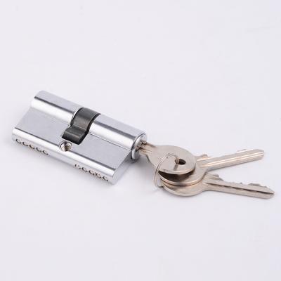 China Zinc / Factory Direct Zinc Brass / Brass Keys Double Open Solid Lock Cylinder for sale