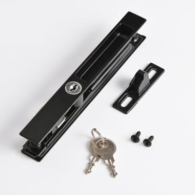 China Aluminum / Zinc Aluminum Window Hardware Accessories Security Sliding Window Lock Double Side With Key for sale