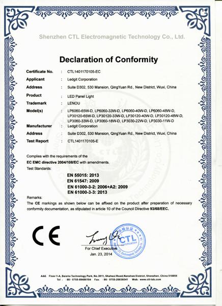 CE - Jiangsu XGL Optoelectronics Co., Ltd.