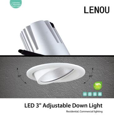 중국 백색 목욕탕/부엌 LED Downlights 높은 광도를 140 lm/W 데우십시오 판매용