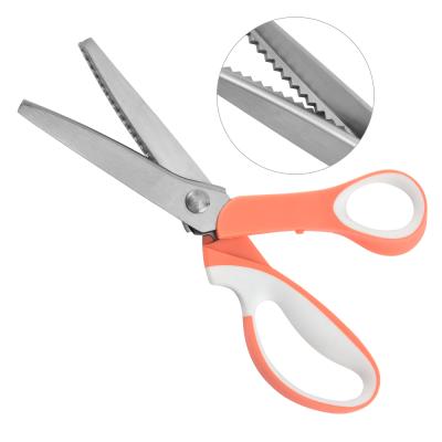 China Universal Cutting Punch Shears Stainless Steel Hand Diy Lace Up Scissors For Homemade Crafts for sale