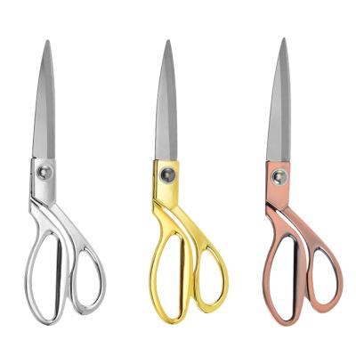 China Embroidery Scissors Sewing Tailor Shears with Gold Alloy Handle Working Tailor Scissors for sale