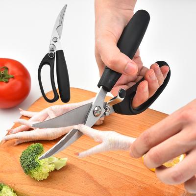 China Multifunctional Morden Stainless Steel Chicken Poultry Knife Bone Scissor Cutter Stainless Steel Kitchen Scissors for sale