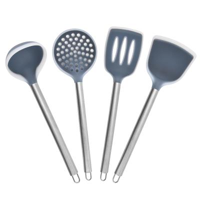 China Viable Kitchen Instruments Set Spatula Silicon Cute Silicone Spatula Set Silicone Spatula Set 4pcs Cooking for sale