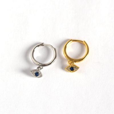 China Cheap Price 925 Sterling Silver Jewelry Gold Plated Fashion CZ Fashion CZ Earhook Custom Made Elegant Earring for sale