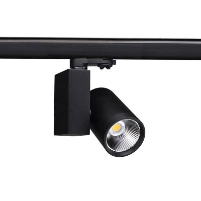 China Dimmable 25W 30W CCT Dimmable LED Showroom Track Light For COB Track Light Rail for sale