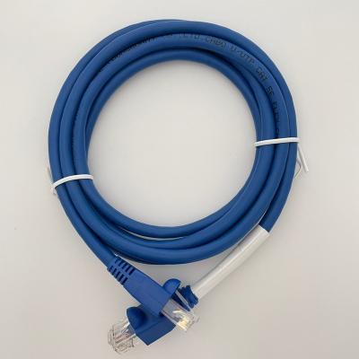 China BLUE 1M Data Cable consumer network cable CAT.5E UTP 24AWG 8P8C for sale