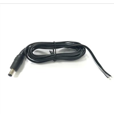 China Small Electrical Devices 5.5*2.5mm 5.5*2.15mm PVC 5V DC Power Cord Car Connector Harness for sale