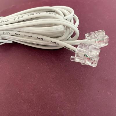 China Consumer Telephone Cable RJ11 RJ12 6P2C 6P4C 6P6C for sale