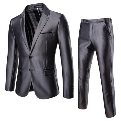 China High Quality Anti-Wrinkle In Running Men Suits 2 Piece Slim Fit Suits For Men for sale