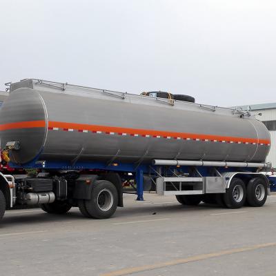 China Widely Used Fuel Tanker Semi Trailer 35000L Tanker Truck Semi Trailer 2 Axles Popular 35m3 Trailer For Sale for sale