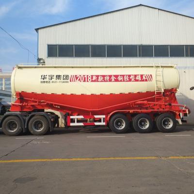 China Truck Trailer 30/35/40/45cbm Powder Transport Cement Tanker Truck Bulk Semi Trailer for sale