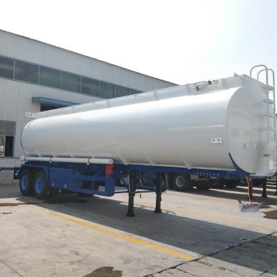 China Huayu Two Axle Oil Tanker Truck Fuel Tank Trailer Truck Semi Trailer for sale