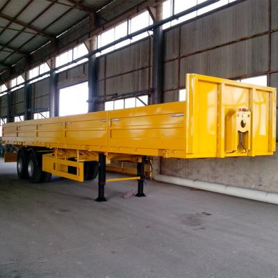 China Semi Truck Trailer 2 Axle Side Wall Trailer With Purpose Twist Container Multi Semi Trailer for sale