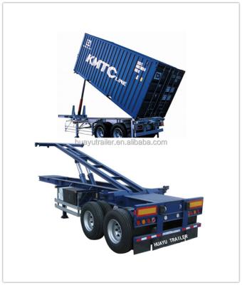 China Other Trailers Huayu Manufacturer 20ft Container Tipping Chassis for sale