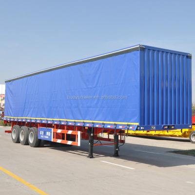 China Other Trailers 3 Axle Side Curtain Semi Trailer With Curtain For Trinidad And Tobago for sale