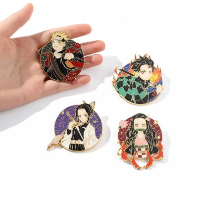 China Europe Anime Badge Butterfly Cartoon Brooch Pin Anime Peripheral Badge for sale