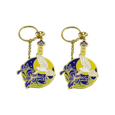 China Best Selling Custom Wholesale Metal Souvenir Key Chain Metal Pattern Promotional Gifts Color Key Chain for sale