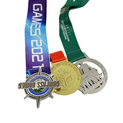 China Fashion Manufacturer Wholesale Custom Metal 3d Metal Medals Personalized Marathon Medals for sale