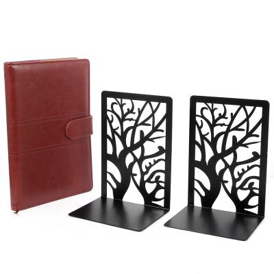 China Europe Metal Book Plate Black Shelf Frame Metal Holder Book Partition File Desk Rack for sale