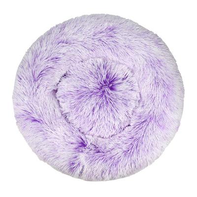 China New Best Selling Breathable High Quality Custom Made Washable Cat And Dog Bed Plush Donut And High Quality Dog Pet Cat Bed For Wholesale for sale