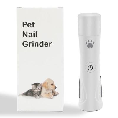 China 2023 Viable Wholesale Best Selling Electric Pet Nail Clipper Electric LED Pet Nail Grinder Cat Nail Clipper Trimmers for sale