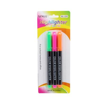 China Promotional Markers & Good cheap promotional custom colorful highlighter bar multicolor colorful highlighter bar for home and school office for sale